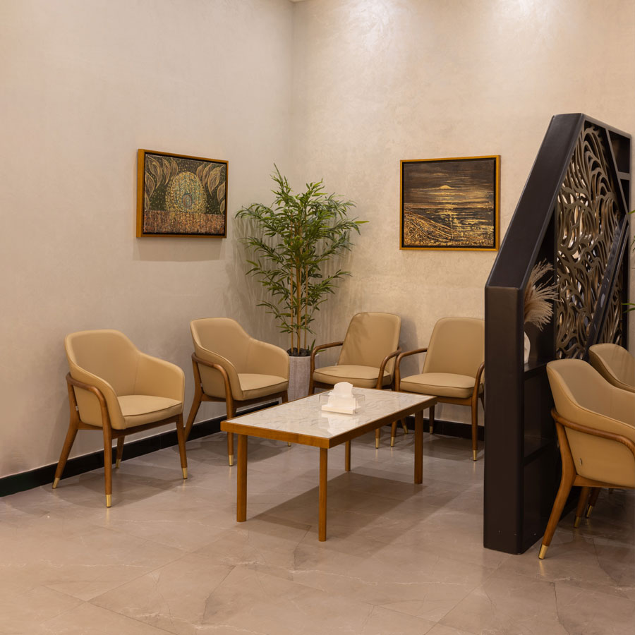 Patient waiting area at Bloom Plus Medical Center